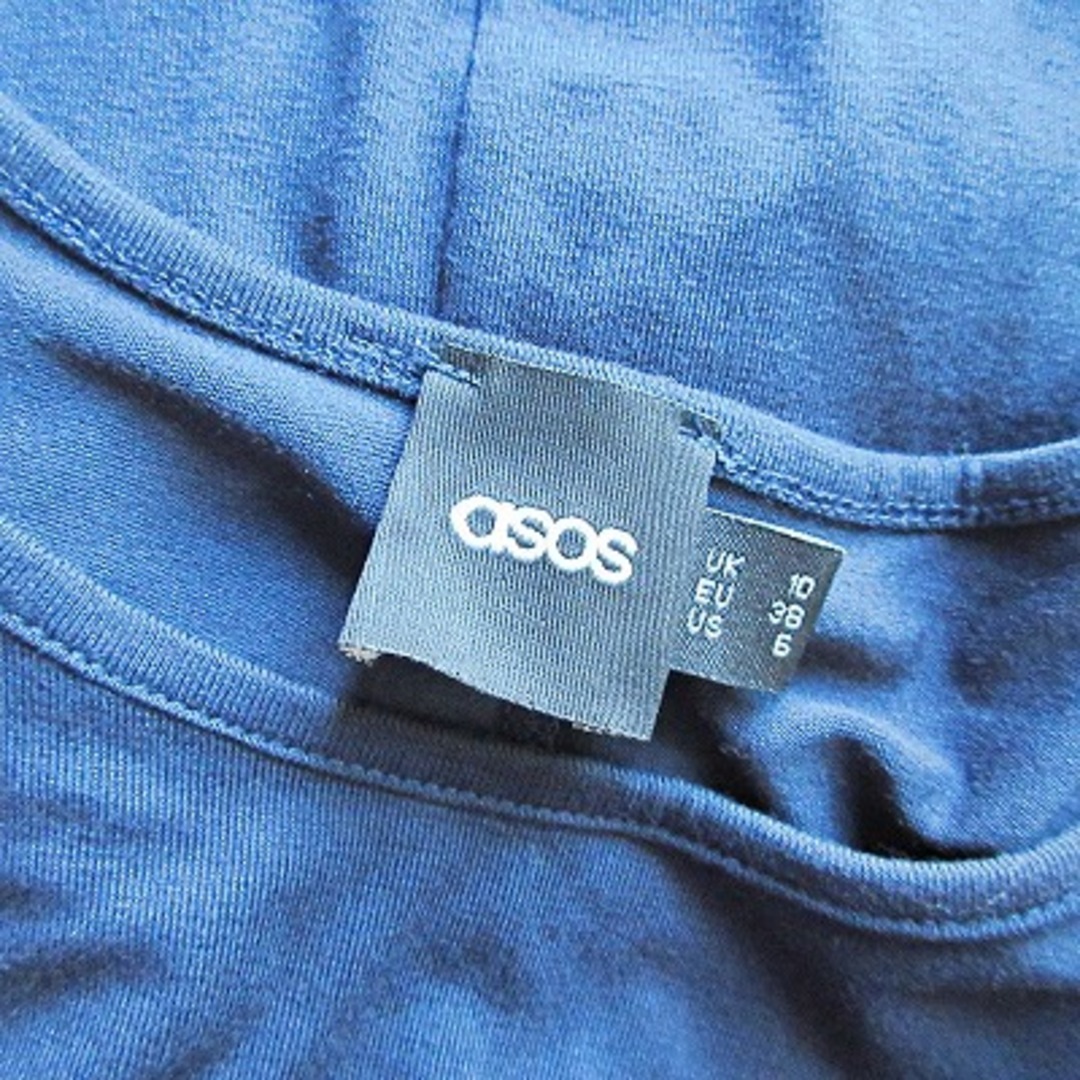 asos(エイソス)のエイソス ワンピース ノースリーブ 膝丈 フレア カットソー生地 38 レディースのワンピース(ひざ丈ワンピース)の商品写真