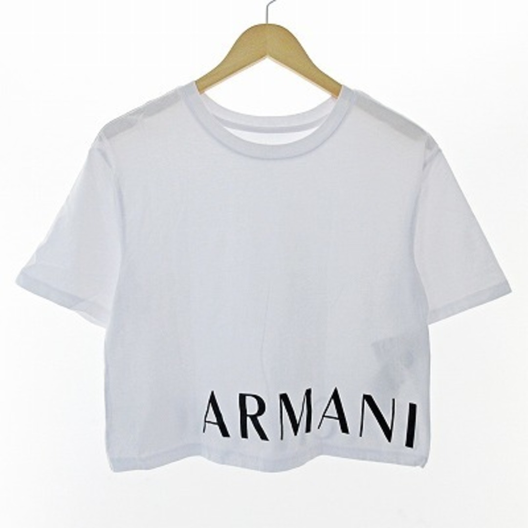 アルマーニエクスチェンジ 2019 ロゴ カットソー Tシャツ 半袖 白 XS