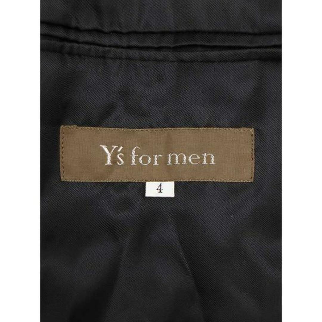 Y's(ワイズ)のY's for men ワイズ フォーメン ウールギャバジン3Bテーラードジャケット ブラック 4 メンズのジャケット/アウター(テーラードジャケット)の商品写真