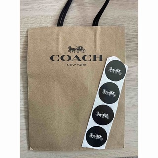 コーチ(COACH)の【チャコちゃん様】coach 紙袋　シール(ショップ袋)