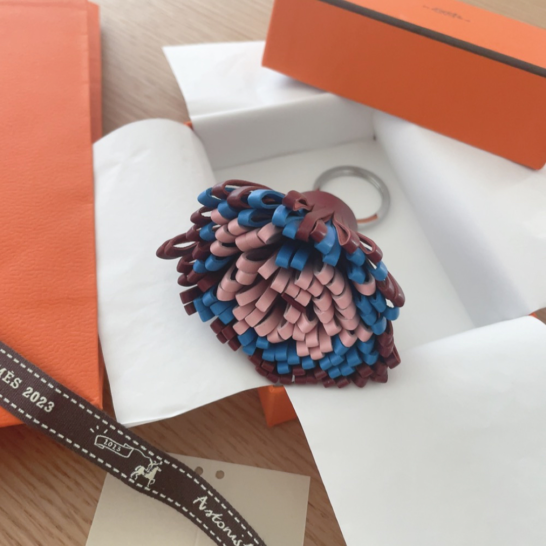 Hermes - 新品未使用 エルメス キーリング カルメン トリコロール