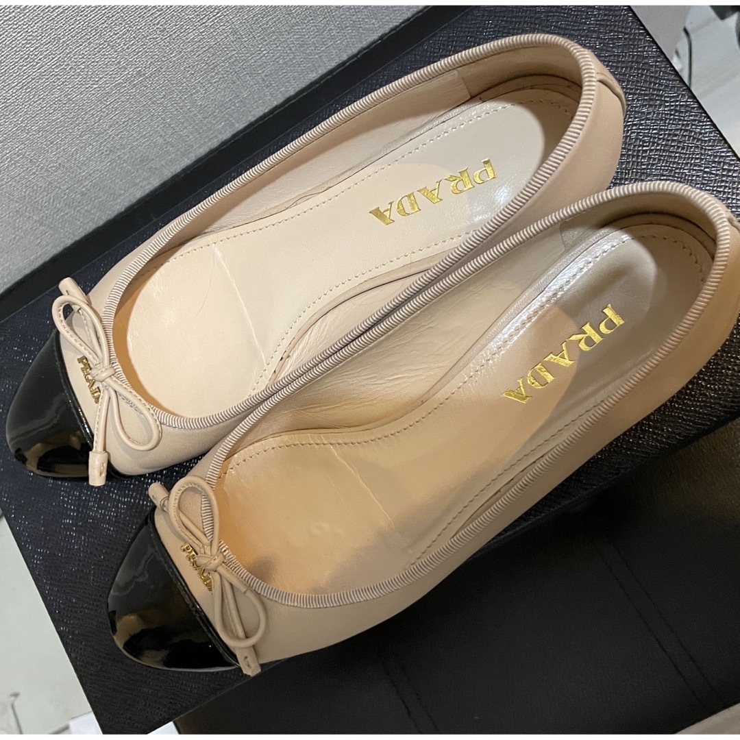 〈PRADA〉プラダフラットシューズ　36