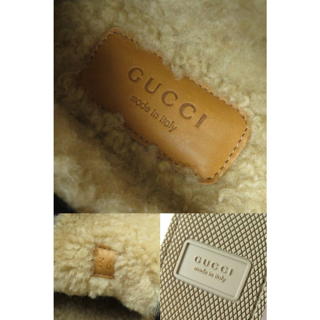 Gucci - 【ドンドン見直し】未使用◇グッチ 575850 ムートンライニング