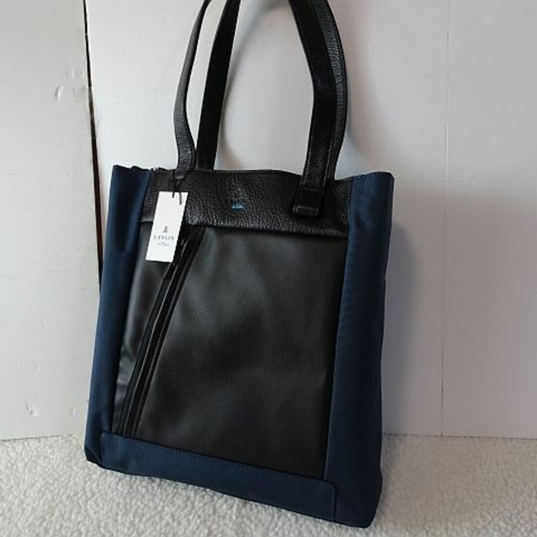 LANVIN en Bleu(ランバンオンブルー)の【新品・本物】LANVIN en Bleu トートバッグ/紺￥25,300- メンズのバッグ(トートバッグ)の商品写真