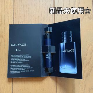 ディオール(Dior)の新品未使用☆ ディオール ソヴァージュ  オードトワレ 1ml(香水(男性用))