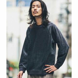 サニーレーベル(Sonny Label)の【チャコール】『UR TECH』カットコーデュロイプルオーバー(Tシャツ/カットソー(半袖/袖なし))