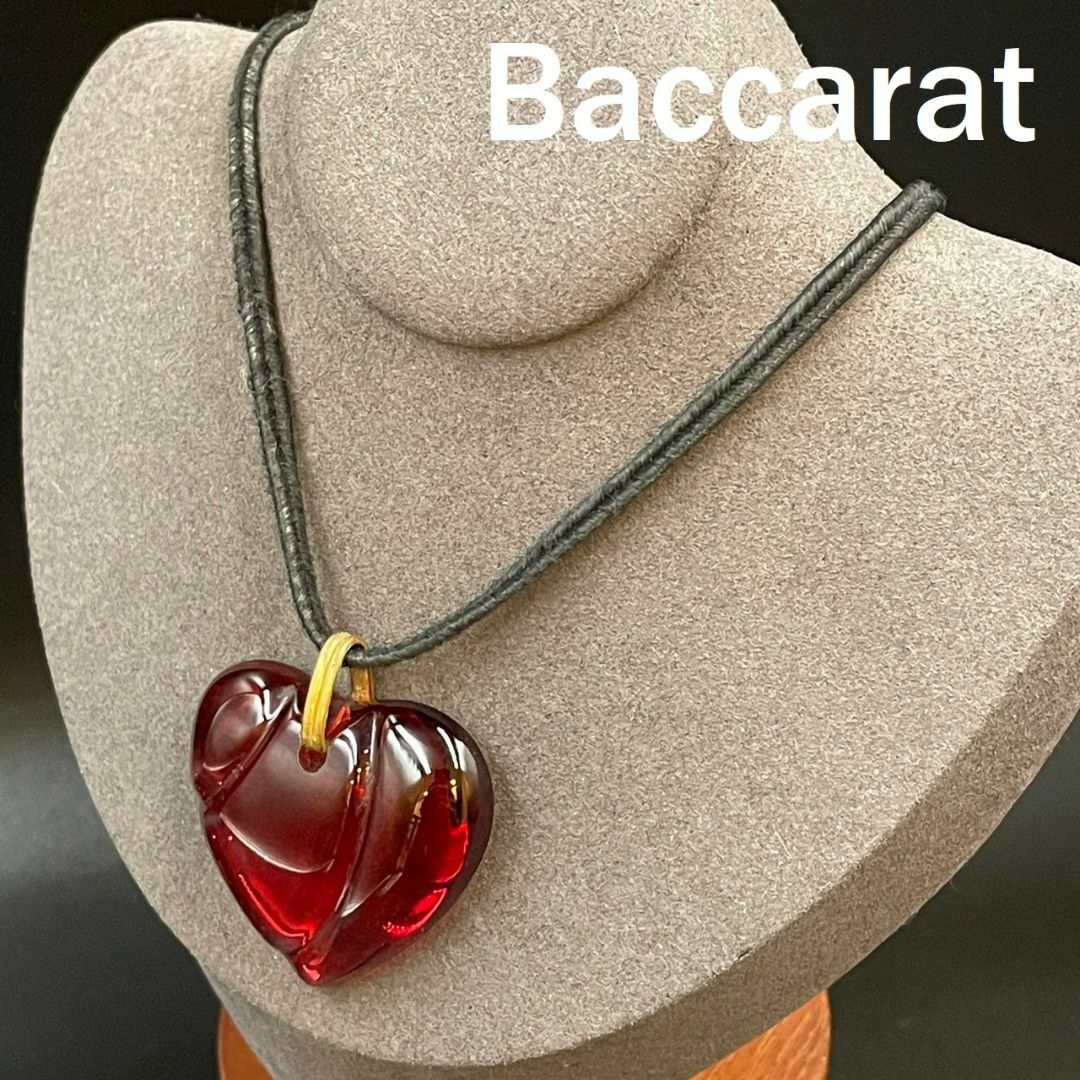 BACCARAT / バカラ ■ チョーカー ハートモチーフ レッド ブラック アクセサリー ブランド  [0990011144]