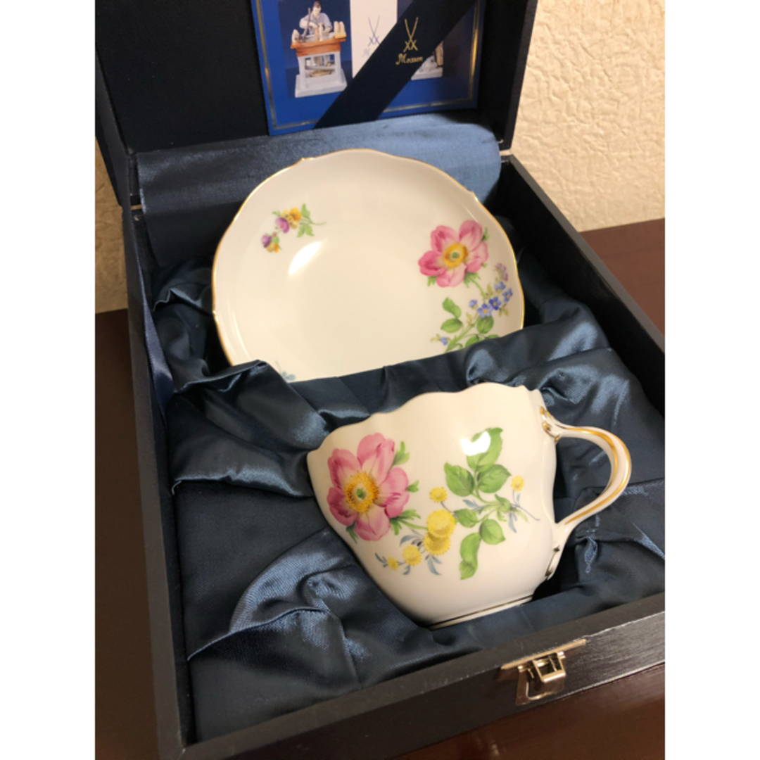 MEISSEN - マイセン 二つ花 野ばら カップ&ソーサーの通販 by みち's