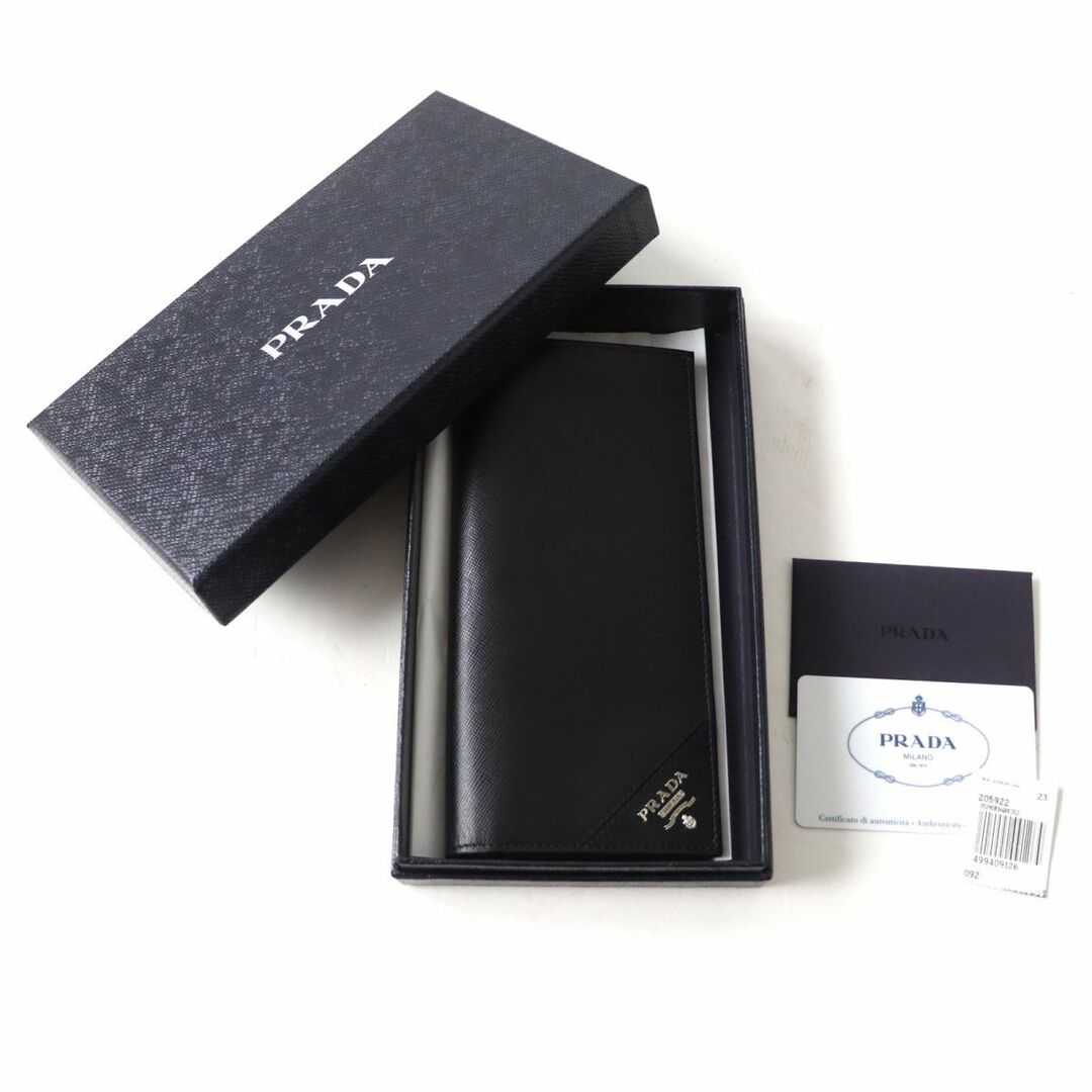 PRADA - 極美品☆プラダ 2M0836 メタルロゴ金具付き サフィアーノ