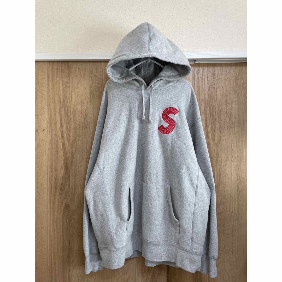supreme S logo hooded  xl box Sロゴ　パーカー