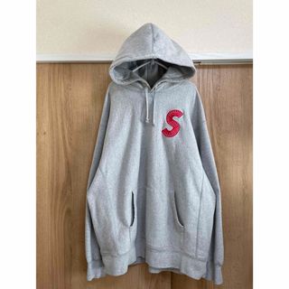 supreme Sロゴ　パーカー　XL