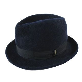 Borsalino - ボルサリーノ Borsalino ファーフエルト ハット 中折れ