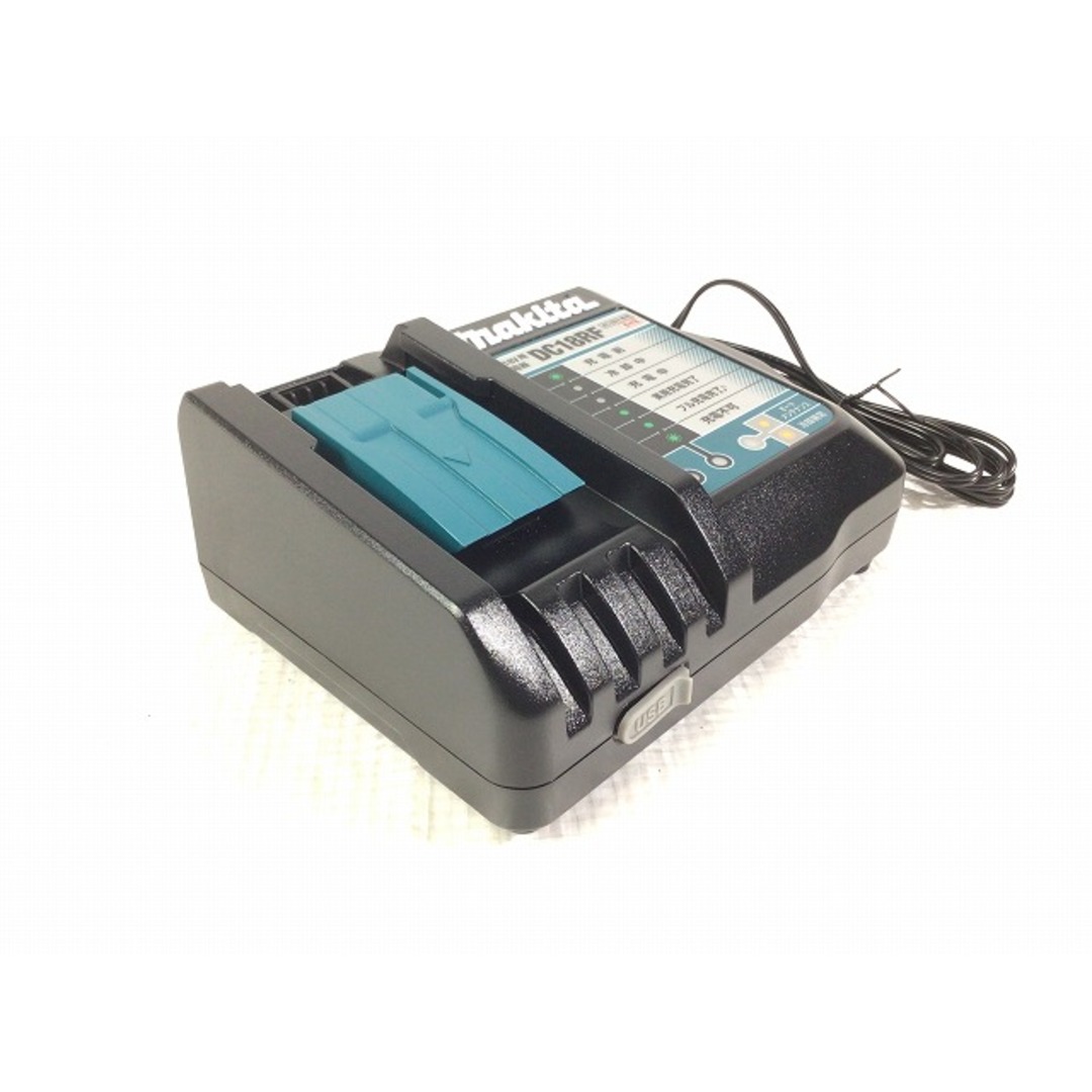 ☆未使用品 セット☆ makita マキタ 18V 純正リチウムイオンバッテリー BL1860B(18V 6.0Ah) 充電器 DC18RF 急速充電対応 80071