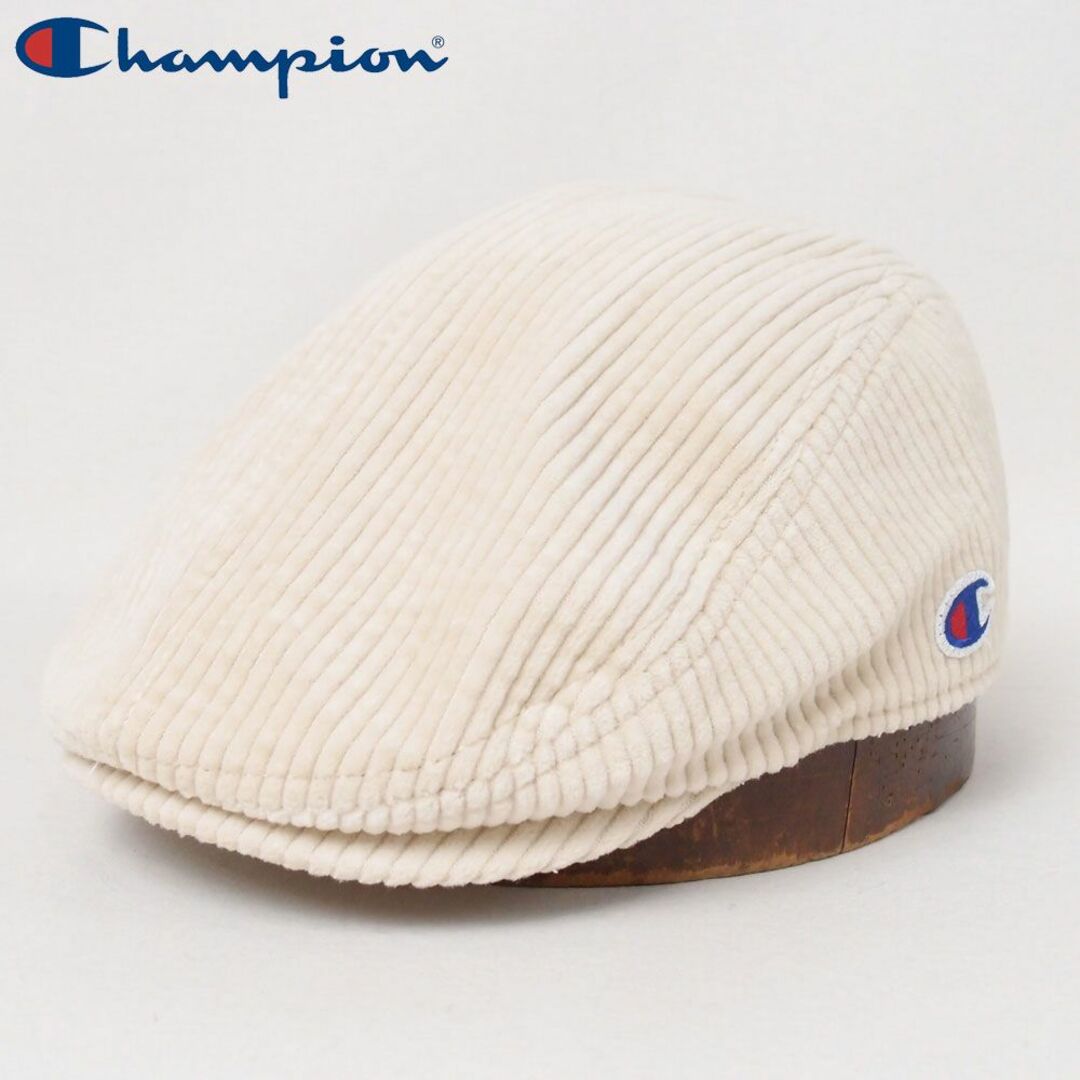 Champion(チャンピオン)の新品 Champion チャンピオン 太畝 コーデュロイハンチング オフホワイト メンズの帽子(ハンチング/ベレー帽)の商品写真