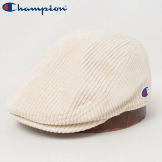 チャンピオン(Champion)の新品 Champion チャンピオン 太畝 コーデュロイハンチング オフホワイト(ハンチング/ベレー帽)