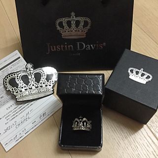 ジャスティンデイビス(Justin Davis)のJustin Davis☆chapel crown ring(リング(指輪))