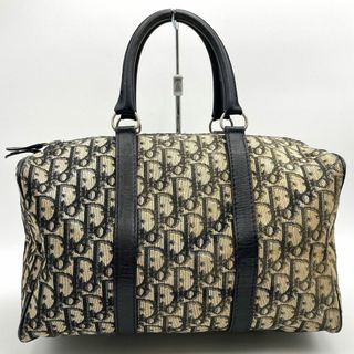 Christian Dior クリスチャンディオール ヴィンテージ トロッター ベージュ ブラック 茶 ゴールド金具 キャンバス /レザー ボストンバッグ 旅行バッグ レディース 403237