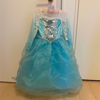 ディズニー(Disney)の美品　アナ雪　エルサ　ドレス　ディズニー　ディズニーストア　Disney (ドレス/フォーマル)