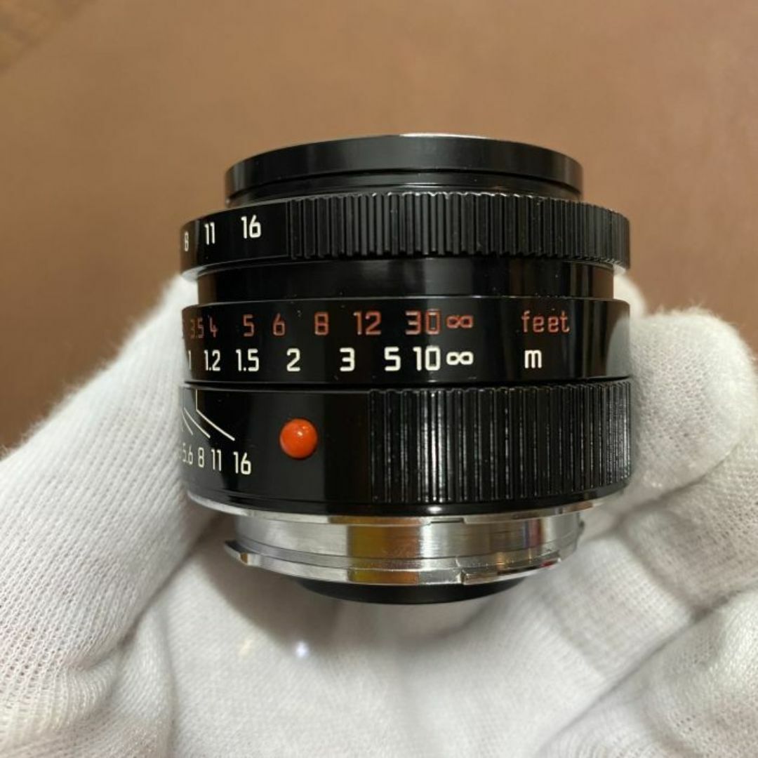 LEICA(ライカ)のLEICA Summicron M35 f2 ASPHミレニアムブラックペイント スマホ/家電/カメラのカメラ(レンズ(単焦点))の商品写真