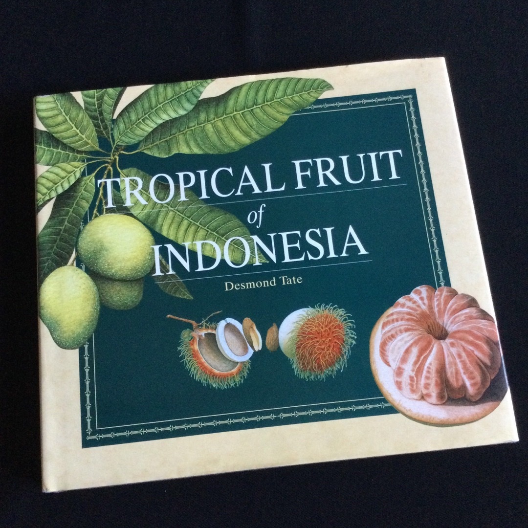 トロピカルフルーツ　図鑑　インドネシア　フルーツ　果物　イラスト　洋書　英語