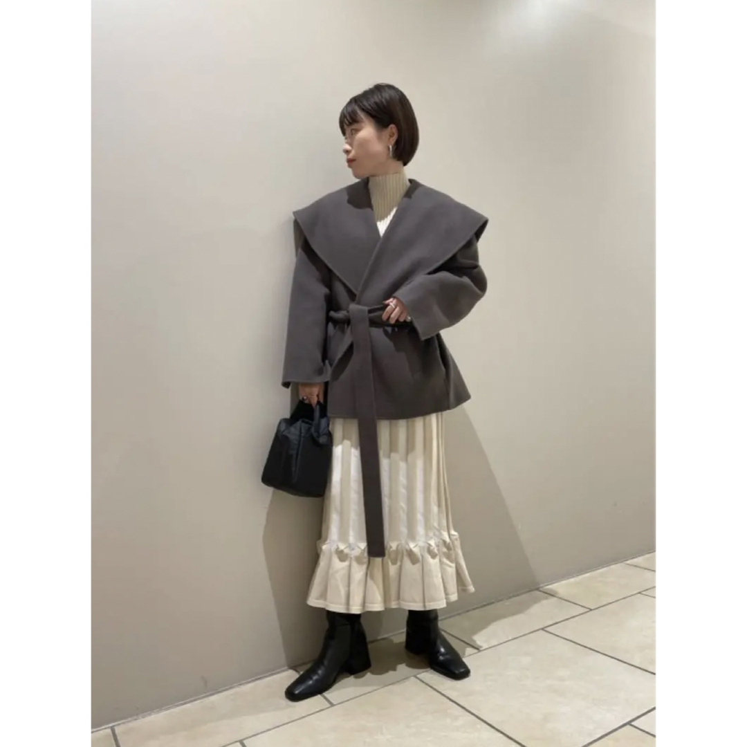 FRAY I.D - 【新品未着用タグ付け】FRAY I.D ショールカラーショート
