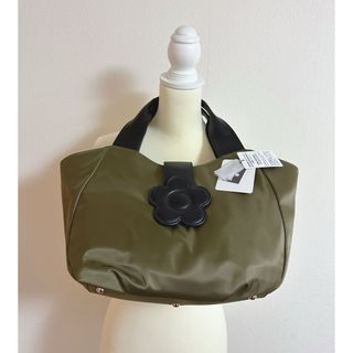 MARY QUANT - mary quant♡ナイロンデイジーフラップトートカーキ新品