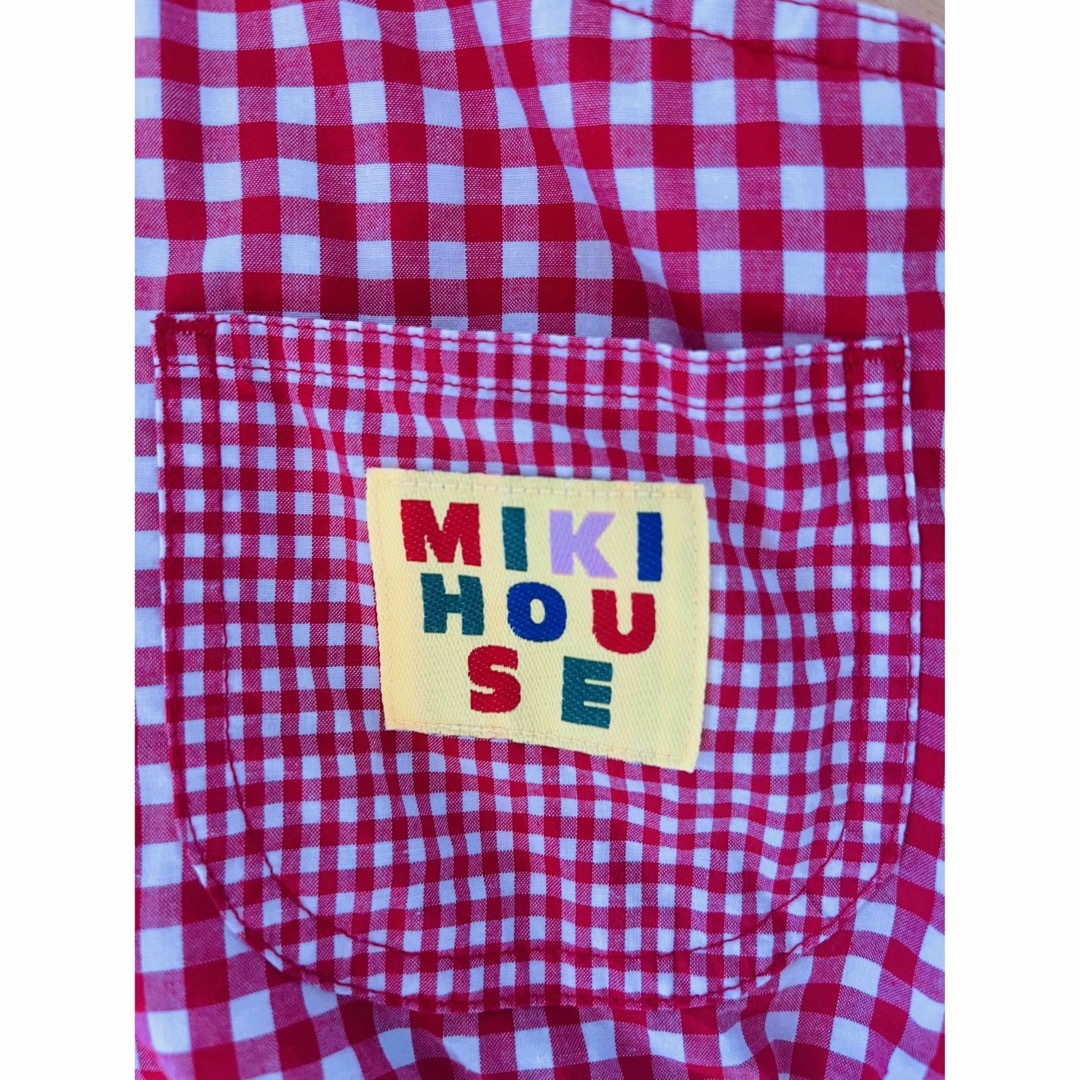 mikihouse(ミキハウス)のミキハウス ショートオール 85cm キッズ/ベビー/マタニティのベビー服(~85cm)(ロンパース)の商品写真