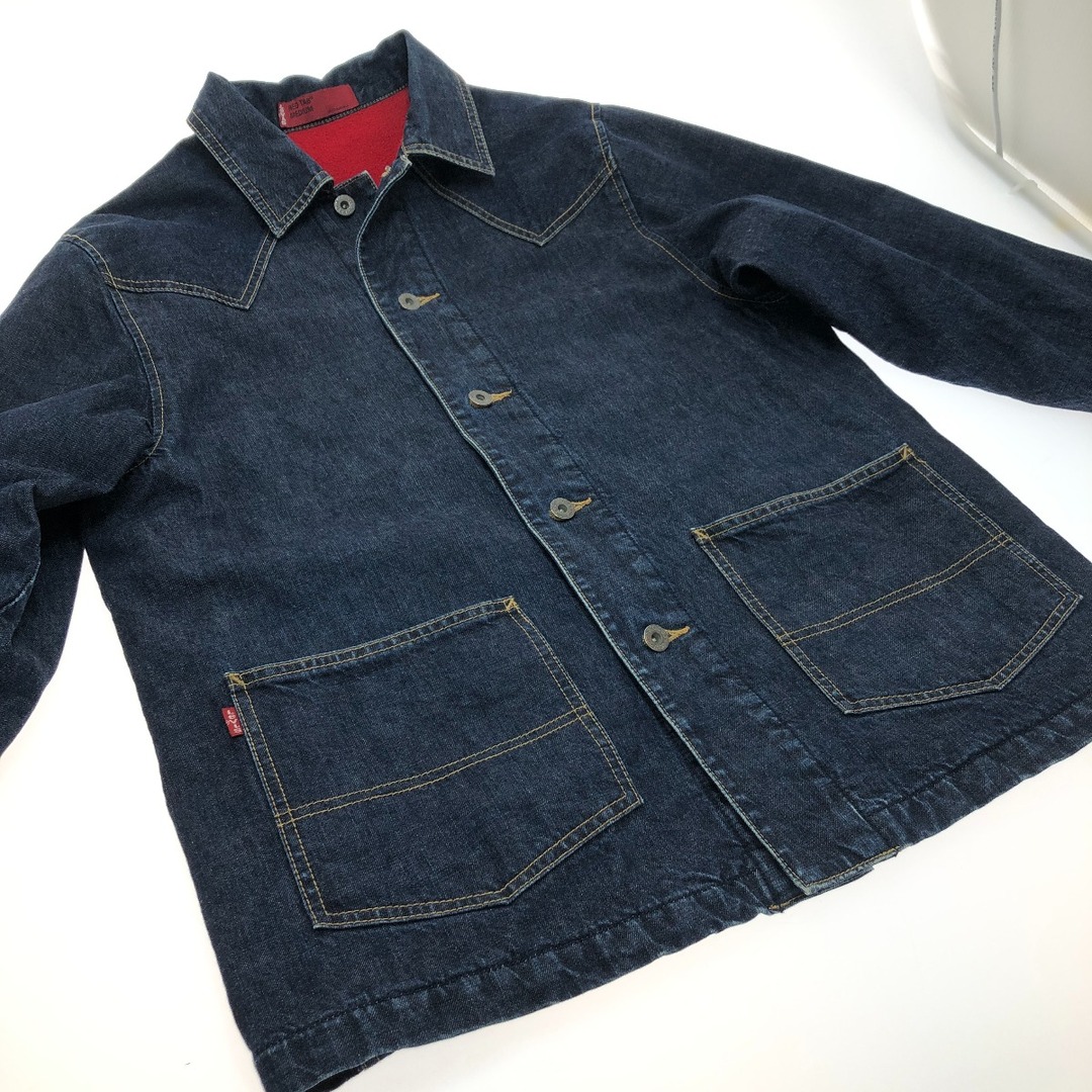 □□LEVI'S RED TAB カバーオール/デニムジャケット Mサイズ インディゴブルー メンズのジャケット/アウター(カバーオール)の商品写真