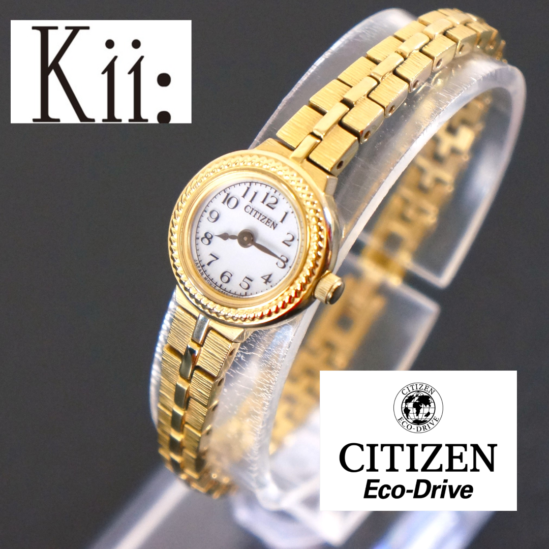 【稼働美品】citizen　Kii：　エコドライブ　ソーラーレディース腕時計 | フリマアプリ ラクマ