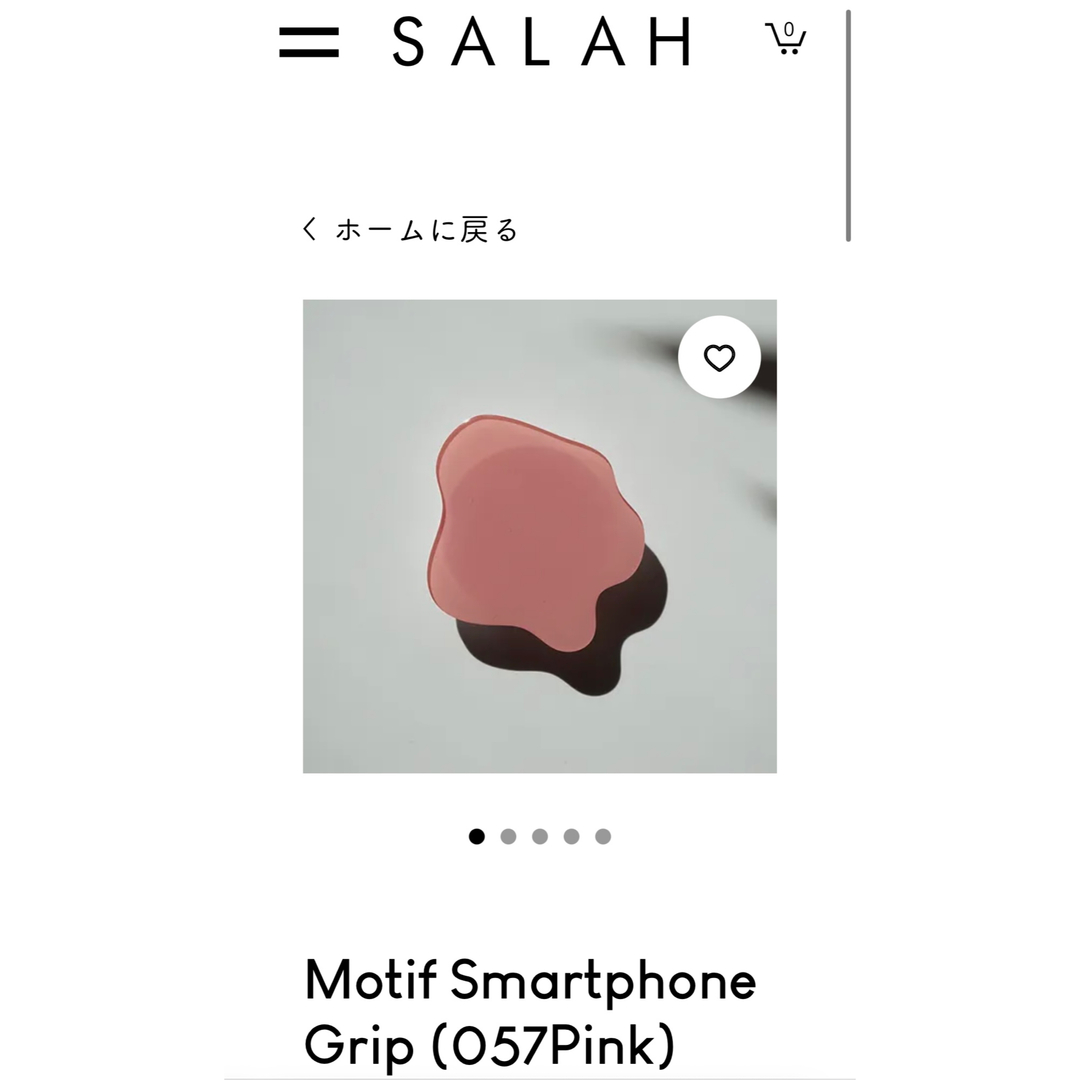 SALAH【新品未開封】スマホグリップ スマホ/家電/カメラのスマホアクセサリー(その他)の商品写真