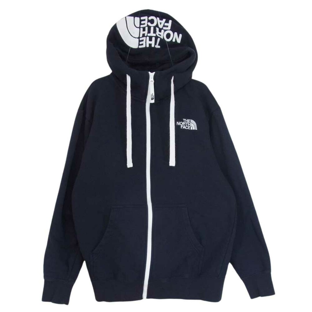 THE NORTH FACE(ザノースフェイス)のTHE NORTH FACE ノースフェイス NT62130 SWEAT FULLZIP HOODIE スウェット フルジップ フーディー パーカー ネイビー系 M【中古】 メンズのトップス(パーカー)の商品写真