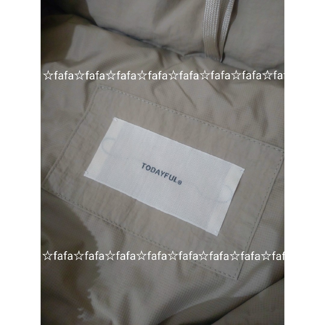 TODAYFUL - 【美品】TODAYFUL モンスターダウンコート オリーブ TODAYFUL - 【美品】TODAYFUL モンスターダウンコート オリーブ
