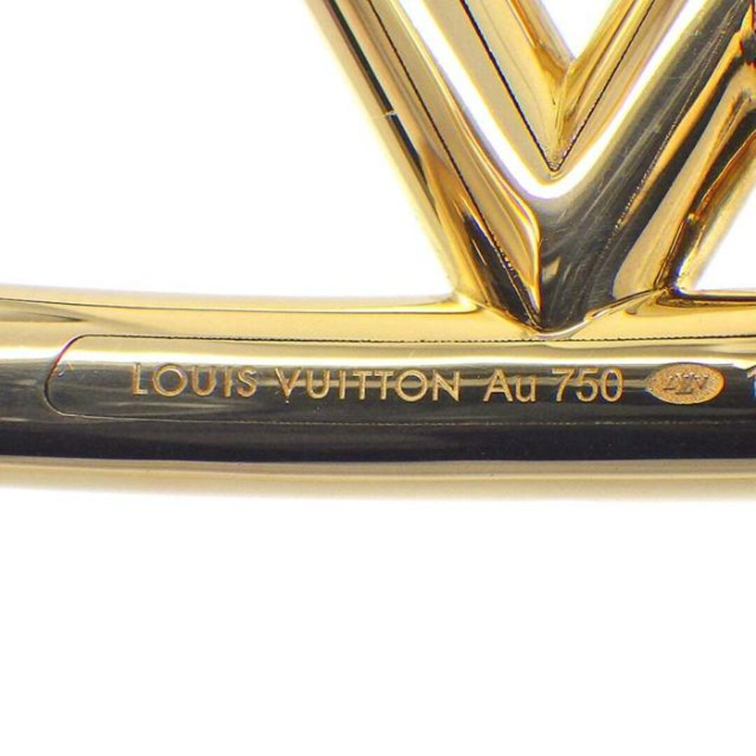 LOUIS VUITTON(ルイヴィトン)のルイ・ヴィトン LOUIS VUITTON バングル カフ LV ヴォルト ワン Q95931 84ポイント ダイヤモンド 0.75ct K18YG / #S 【中古】 レディースのアクセサリー(ブレスレット/バングル)の商品写真