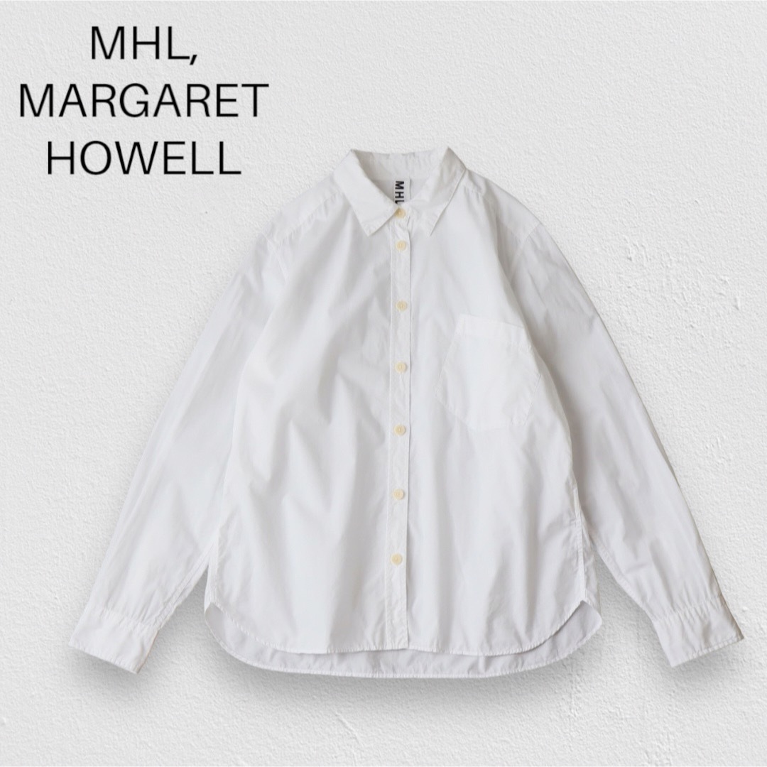 MHL MARGARET HOWELL マーガレットハウエル クロップドシャツ