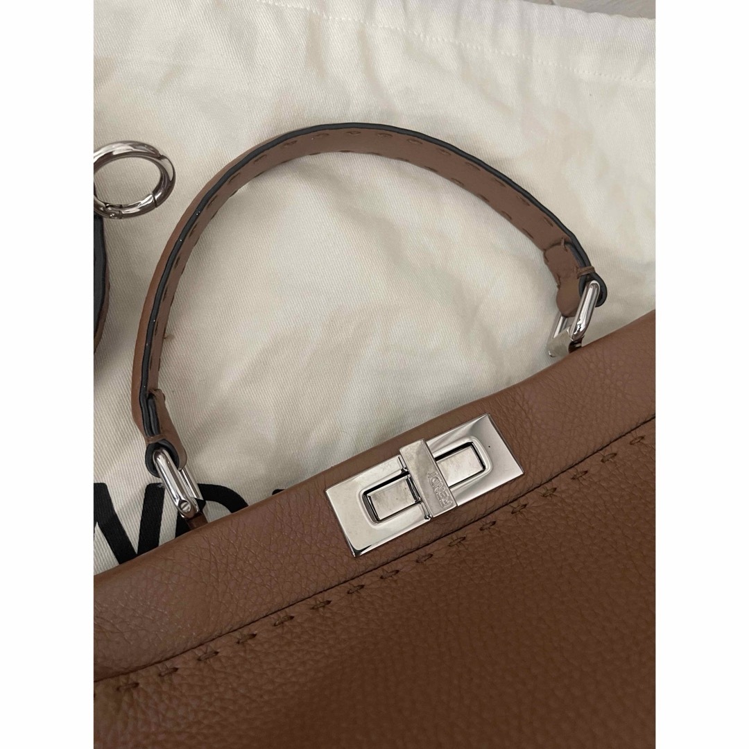 FENDI - FENDI フェンディ ピーカブー ミディアム ブラウン 2WAYの通販