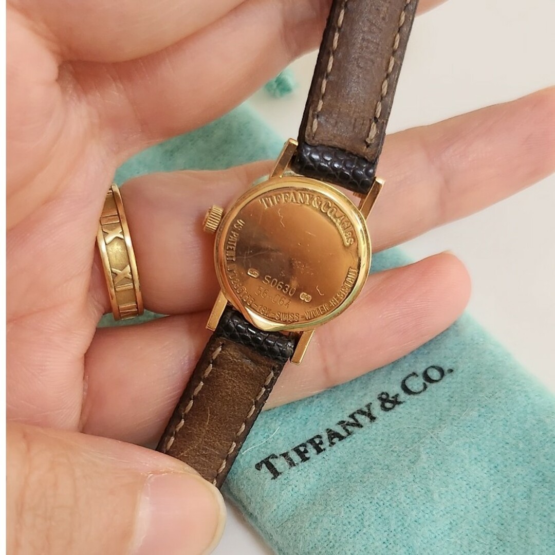 Tiffany & Co.(ティファニー)のティファニーTIFFANY K 18アトラスウォッチ ヴィンテージ時計 18金 レディースのファッション小物(腕時計)の商品写真