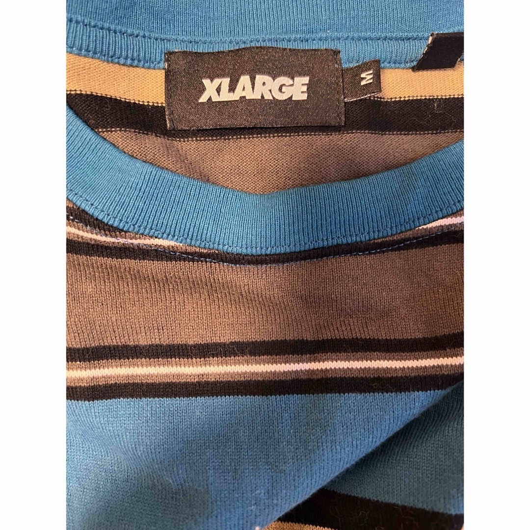 XLARGE ボーダー ロンT