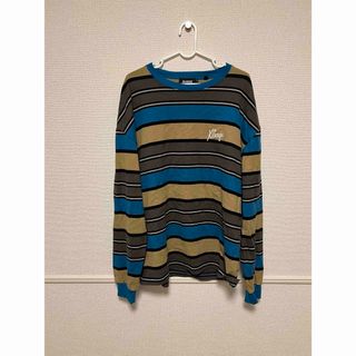XLARGE ボーダー ロンT