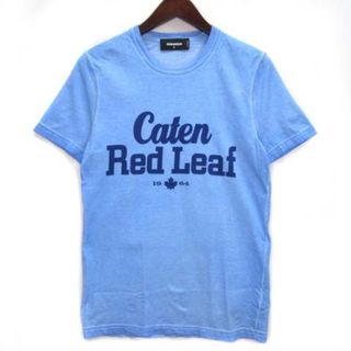 ディースクエアード(DSQUARED2)のディースクエアード 製品染め Caten Red Leaf プリント Tシャツ(Tシャツ/カットソー(半袖/袖なし))