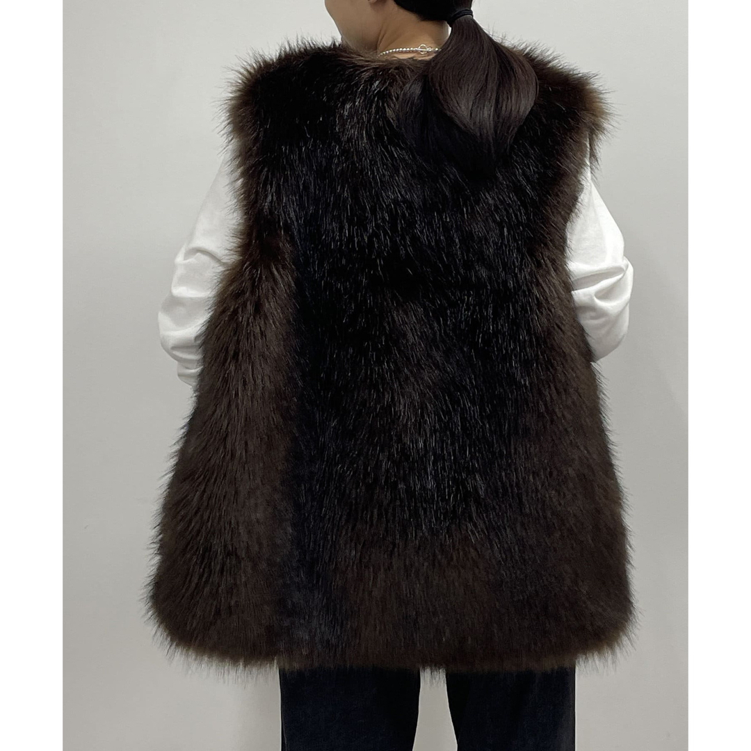 Loungedress - 新品 Loungedress ファーベスト ラウンジドレス エコ