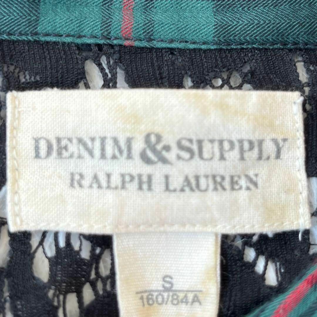 Denim & Supply Ralph Lauren(デニムアンドサプライラルフローレン)のラルフローレン　デニム&サプライ　レース　花柄　チェック　シャツ レディースのトップス(シャツ/ブラウス(長袖/七分))の商品写真