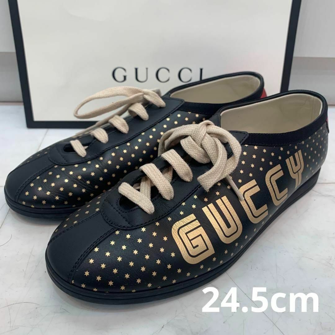 割30% 【未使用】グッチ GUCCI SEGA GUCCYコラボ スニーカー 黒 靴