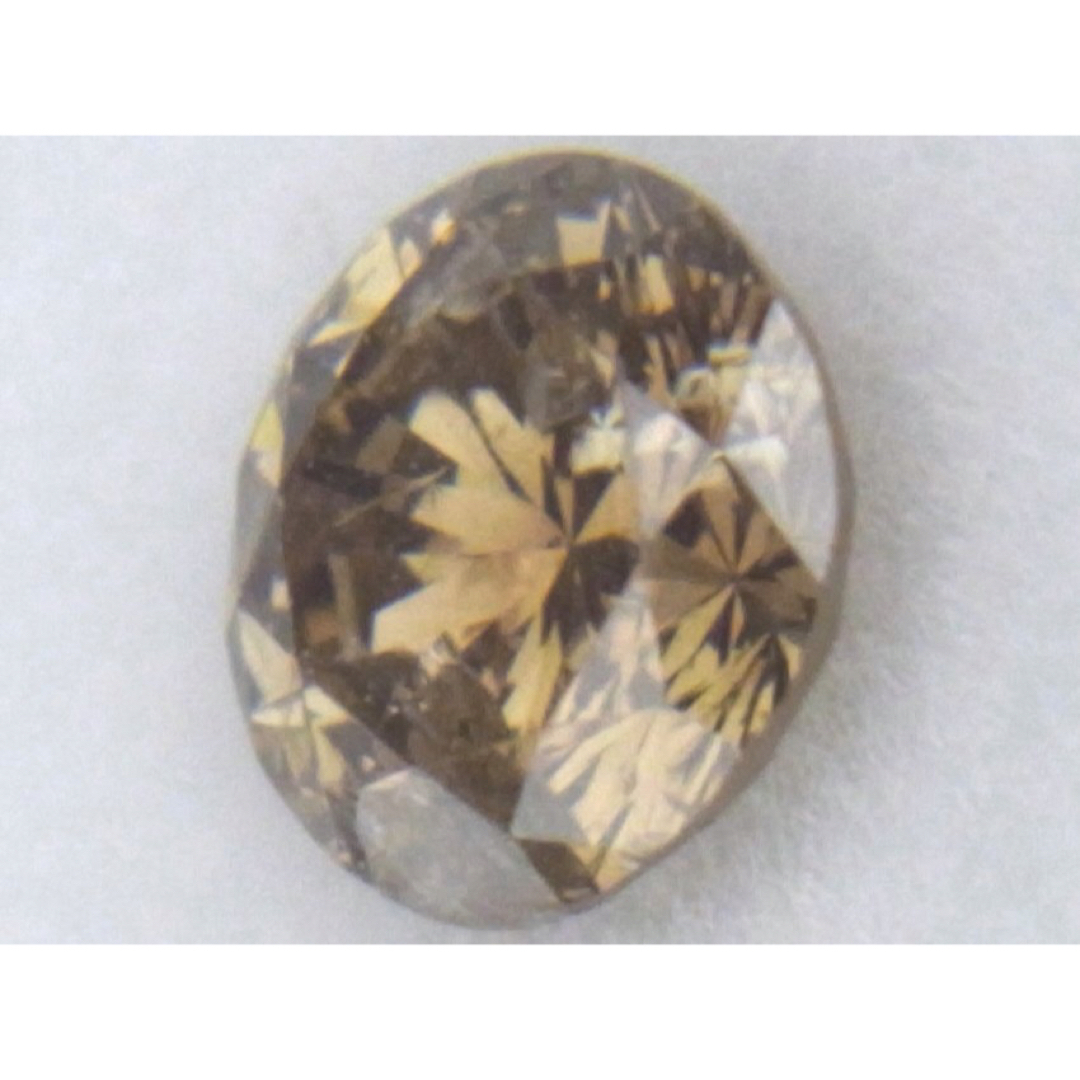 ブラウンカラー系 Iクラス 0.43ct 天然ダイヤルースの通販 by