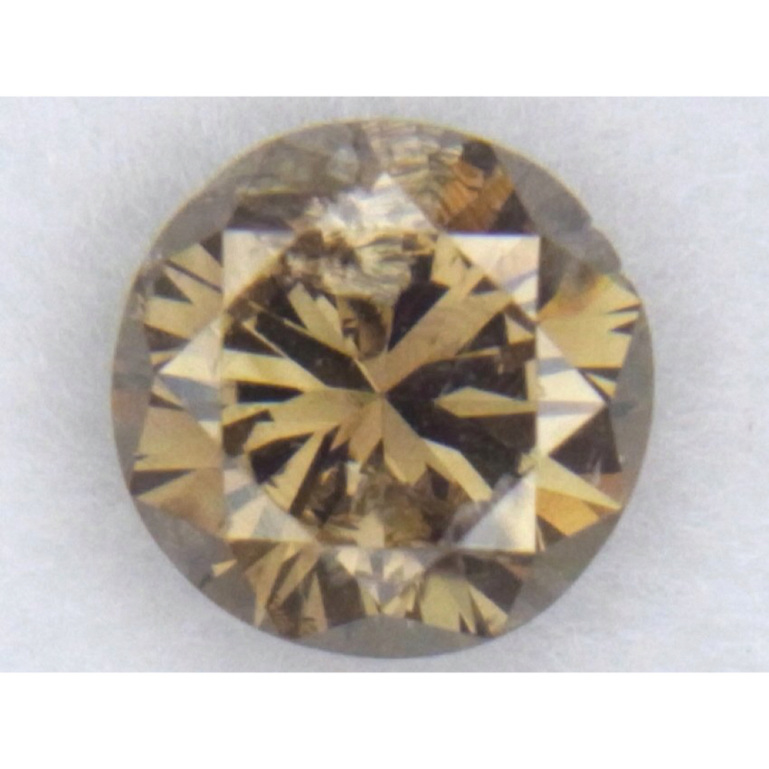 ブラウンカラー系 Iクラス 0.43ct 天然ダイヤルースの通販 by