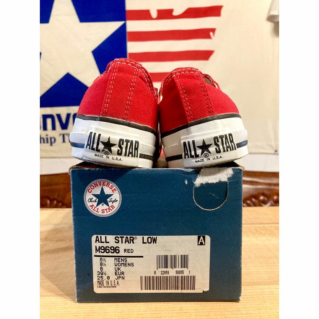 CONVERSE - ☆90s!USA!コンバース オールスター 赤 デッド CONVERSE - ☆90s!USA!コンバース オールスター 赤 デッド
