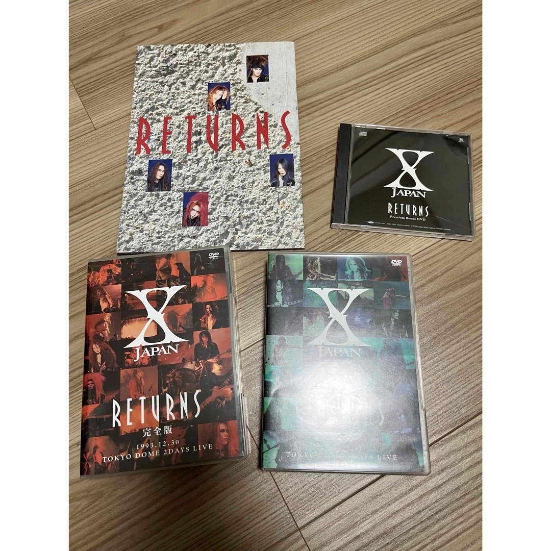 X JAPAN  RETURNS  完全版　DVD BOX 初回限定生産