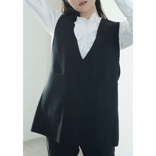 Maison de Dolce ウォッシュWニットベスト　black(ベスト/ジレ)