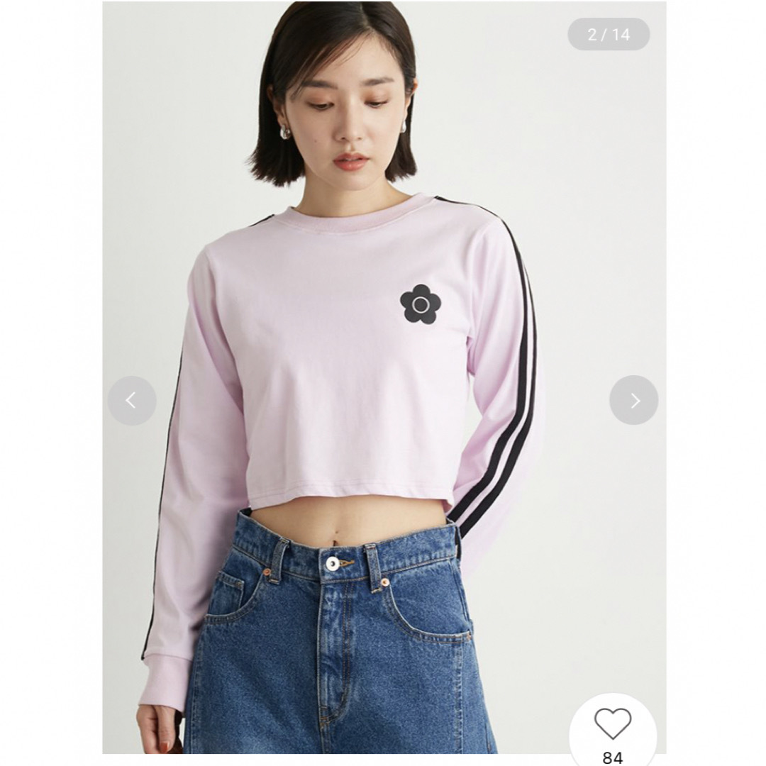 Lily Brown - LILY BROWN×MARY QUANT】クロップドTシャツの通販 by
