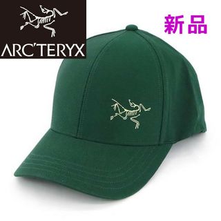 アークテリクス(ARC'TERYX)のアークテリクス　ウールキャップ　グリーン緑色　野球　バードロゴ(キャップ)