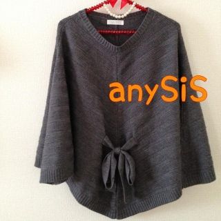 エニィスィス(anySiS)のanySiSポンチョ(ポンチョ)